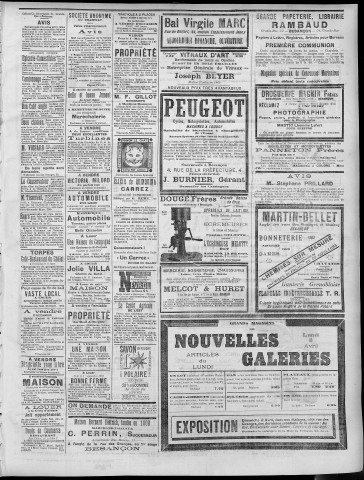 02/04/1905 - La Dépêche républicaine de Franche-Comté [Texte imprimé]