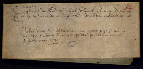 Ms 1296-6 - Testaments provenant de l'officialité de Besançon : 1639
