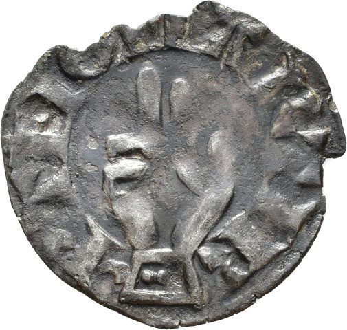 874.1.52 - pièce de monnaie ; denier estevenant