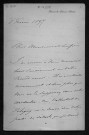 Ms 1432 - Lettres d'Edouard Grenier à Charles Baille (1897-1901)