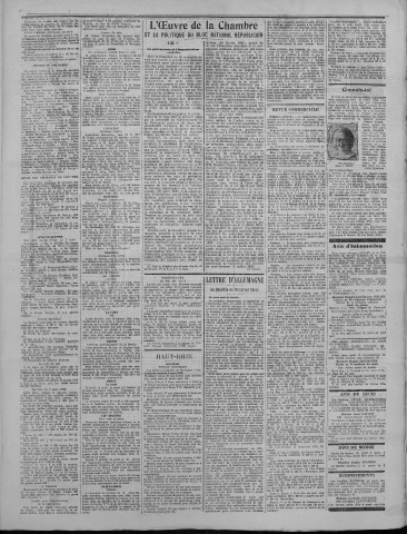 07/03/1922 - La Dépêche républicaine de Franche-Comté [Texte imprimé]