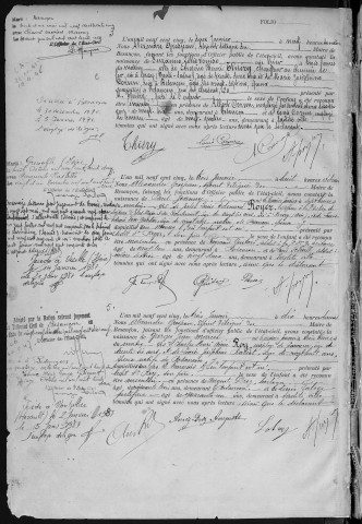 Registre des naissances, 1905