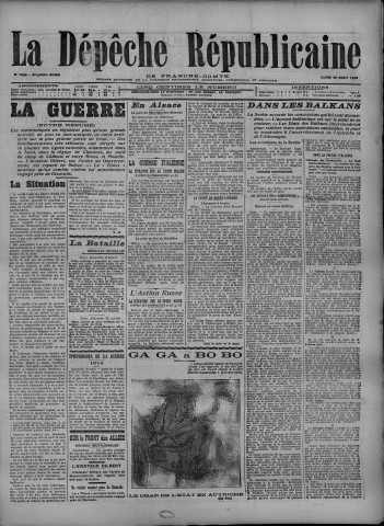 30/08/1915 - La Dépêche républicaine de Franche-Comté [Texte imprimé]