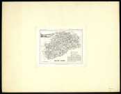 Haute-Saône. Trois arrondissemens communaux : Vesoul, Gray, Lure. Gravé sur acier par Alès. 5 lieues communes. [Document cartographique] , Paris : Blaisot, 1833