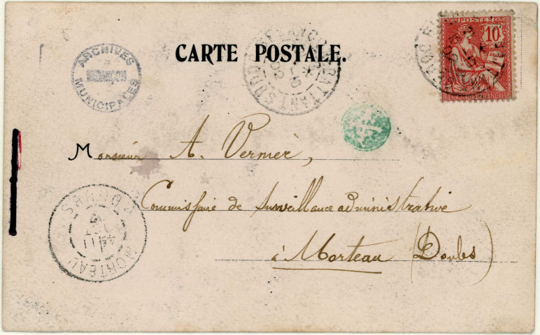 Série de cartes postales d'aviron.