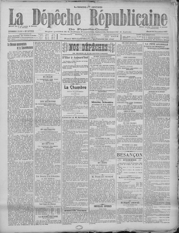11/12/1924 - La Dépêche républicaine de Franche-Comté [Texte imprimé]
