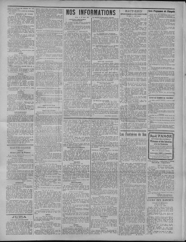27/04/1921 - La Dépêche républicaine de Franche-Comté [Texte imprimé]