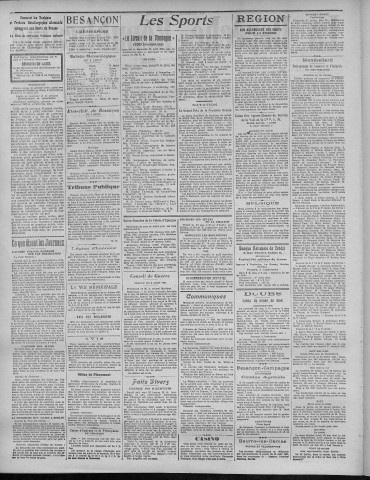 03/08/1921 - La Dépêche républicaine de Franche-Comté [Texte imprimé]