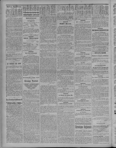 12/11/1907 - La Dépêche républicaine de Franche-Comté [Texte imprimé]