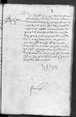 Comptes de la Ville de Besançon, recettes et dépenses, Compte de Jacques Chevannay des Daniels (1er juin 1619 - 31 mai 1620)
