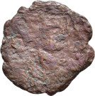 A.GX.202 - pièce de monnaie ; demi-follis