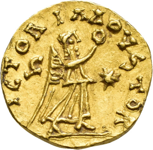 882.19.1 - pièce de monnaie ; triens