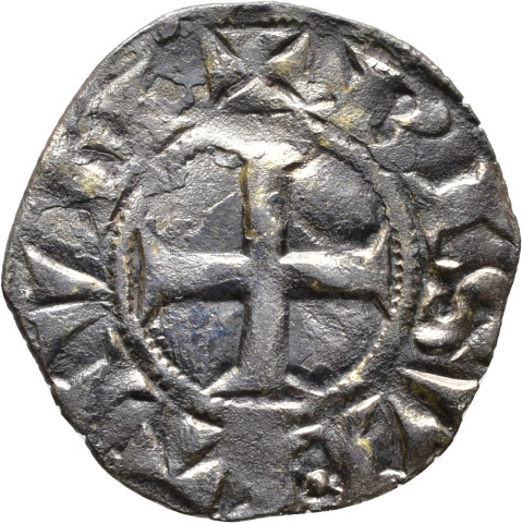 874.1.60 - pièce de monnaie ; denier estevenant