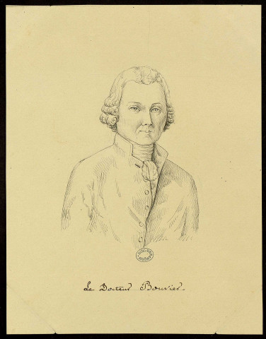 André-Marie-Joseph Bouvier, médecin. Buste, de face [image fixe] , [S.l.] : [s.n.], [1800-1899]