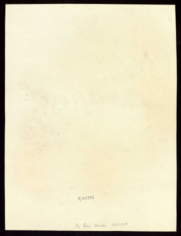 La Source Bergeret à Arcier [dessin] / Ch. Jouas , [S.l. : Besançon ? ] : Ch. Jouas, [entre 1900 et 1942]