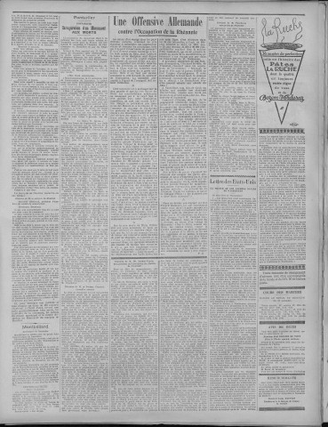 15/11/1922 - La Dépêche républicaine de Franche-Comté [Texte imprimé]