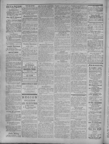 11/10/1918 - La Dépêche républicaine de Franche-Comté [Texte imprimé]