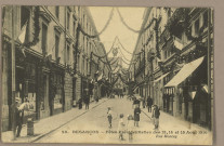Besançon - Fêtes Présidentielles des 13, 14 et 15 Août 1910 - Rue Moncey. [image fixe] , Paris : I P. M Paris, 1904/1910