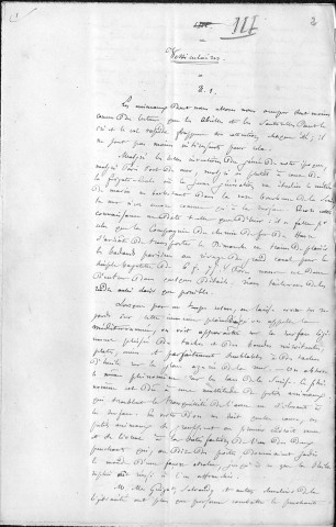 Ms 2899 - Tome II. Pierre-Joseph Proudhon. "Chronos, période révolutionnaire".
