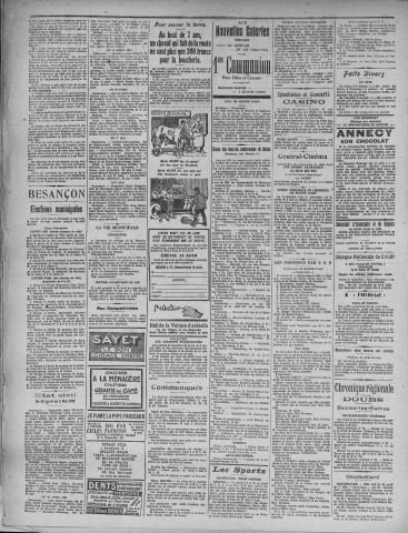 03/05/1925 - La Dépêche républicaine de Franche-Comté [Texte imprimé]