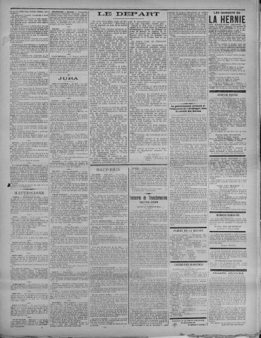 10/01/1925 - La Dépêche républicaine de Franche-Comté [Texte imprimé]