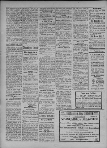 11/01/1915 - La Dépêche républicaine de Franche-Comté [Texte imprimé]
