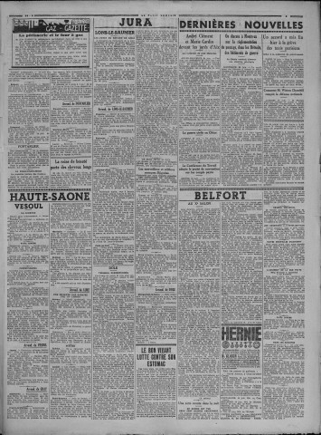 25/06/1936 - Le petit comtois [Texte imprimé] : journal républicain démocratique quotidien