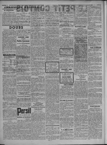 15/01/1937 - Le petit comtois [Texte imprimé] : journal républicain démocratique quotidien