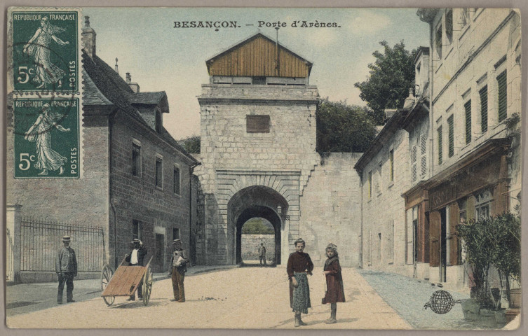Besançon. - Porte d'Arènes (2 éme Enceinte) - [image fixe] , Besançon, 1904/1907