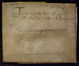 Ms 1296-9 - Testaments provenant de l'officialité de Besançon : 1641