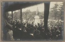 [Inauguration de la Statue du Général Jeanningros]. [image fixe] , Besançon : Teulet, 61, Grande Rue, Besançon, 1904/1909