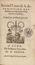Second livre de la description des animaux, contenant le blason des oyseaux. Composé par Guillaume Guéroult