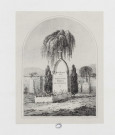 [Tombe de Emeline Caroline Wislin, née Lafournière] [estampe] / Blériot, delineavit et lithographe , Besançon : Valluet, [1800-1899]