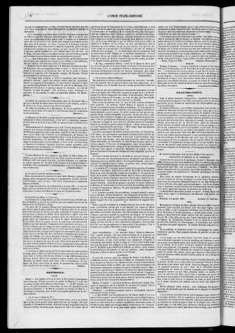 24/01/1851 - L'Union franc-comtoise [Texte imprimé]