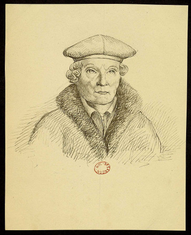 Jean de Carondelet. Buste, de face, regardant légèrement à droite , [S.l.] : [s.n.], [1800-1899]