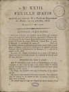 01/05/1808 - Feuille d'avis autorisée par arrêté de M. le Préfet du département du Doubs