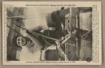 Besançon-Aviation (Meeting des 14-15 et 16 juillet 1911) - Robert MARTINET (Biplan Farman, moteur Gnome 50 HP). [image fixe] , Besançon ; Dijon : L. Mosdier, édit. Besançon. : Bauer-Marchet et Cie Dijon (dans un cercle), 1904/1911