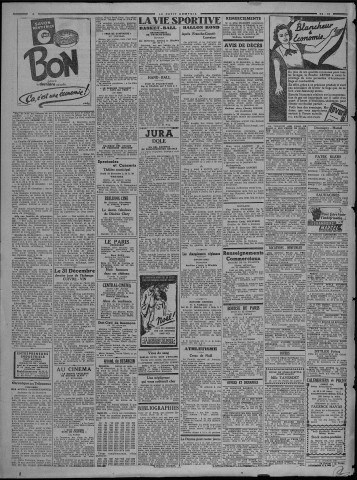 23/12/1942 - Le petit comtois [Texte imprimé] : journal républicain démocratique quotidien