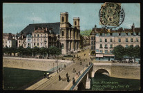 Besançon. Place Jouffroy & Pont de Battant [image fixe] , Besançon : L. V. & Cie, 1904/1907
