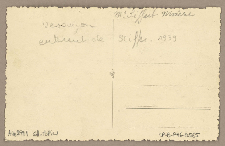 [Enterrement de Mr SIFFERT - Maire de Besançon]. [image fixe] , 1904/1939