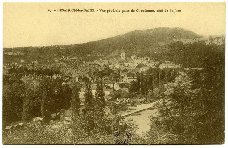 Besançon. - Clocher de la Cathédrale St-Jean [image fixe] , Besançon : Cliché Ch. Leroux, 1904/1930