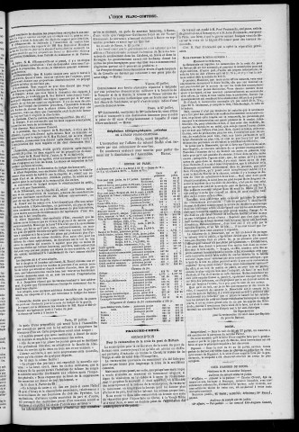 28/07/1874 - L'Union franc-comtoise [Texte imprimé]