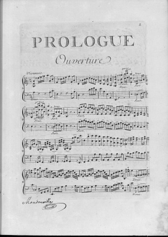 Titon et l'Aurore, pastorale héroïque ... mise en musique par monsieur Mondonville... représentée par l'Académie royale de musique pour la première fois le 9 janvier 1753