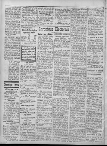 15/04/1914 - La Dépêche républicaine de Franche-Comté [Texte imprimé]