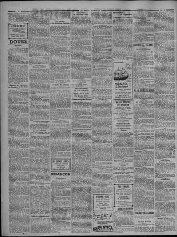 13/03/1941 - Le petit comtois [Texte imprimé] : journal républicain démocratique quotidien