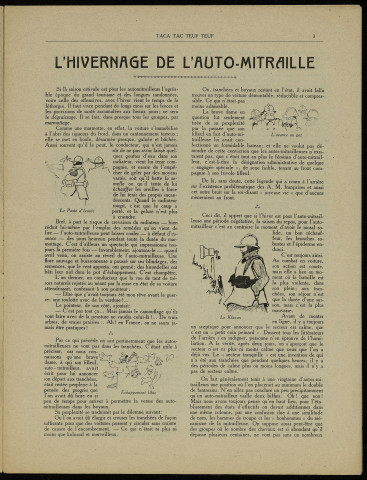 Tacatacteufteuf [Texte imprimé] : Périodique illustré publié par les groupes d'autos-mitrailleuses 12° groupe d'automitrailleuses