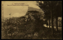 Besançon-les-Bains. Route de la Chapelle des Buis derrière la Citadelle , 1910