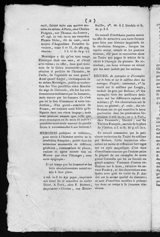 04/01/1799 - Le Nouvelliste littéraire [Texte imprimé]