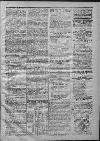 22/12/1887 - La Franche-Comté : journal politique de la région de l'Est