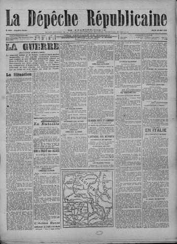 20/05/1915 - La Dépêche républicaine de Franche-Comté [Texte imprimé]